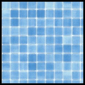 Мозайка стеклянная Altoglass Nieblas Azul Celest Antideslizant для бассейна (противоскользящая светло голубая)