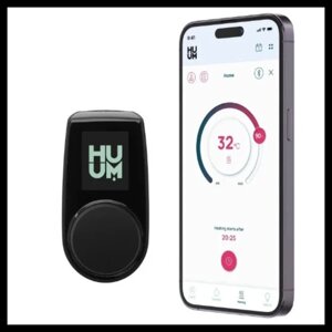 Пульт управления для электрических печей в финской сауне Huum UKU GSM Black (мощность = до 18 кВт, GSM модуль)