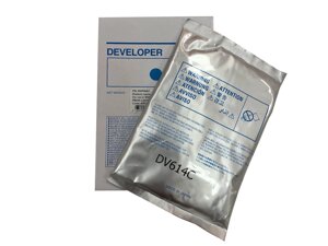 Девелопер DV-614C для konica minolta bizhub PRO C1060L, PRESS C1060/C1070/C1070P/C71HC (CET) cyan, 630г, DGP0662