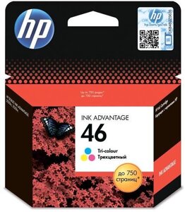 Картридж HP CZ638AE №46 Tri-color