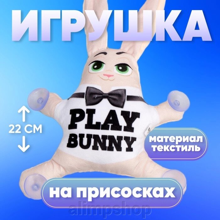 Автоигрушка на присосках Play bunny от компании alimpshop - фото 1