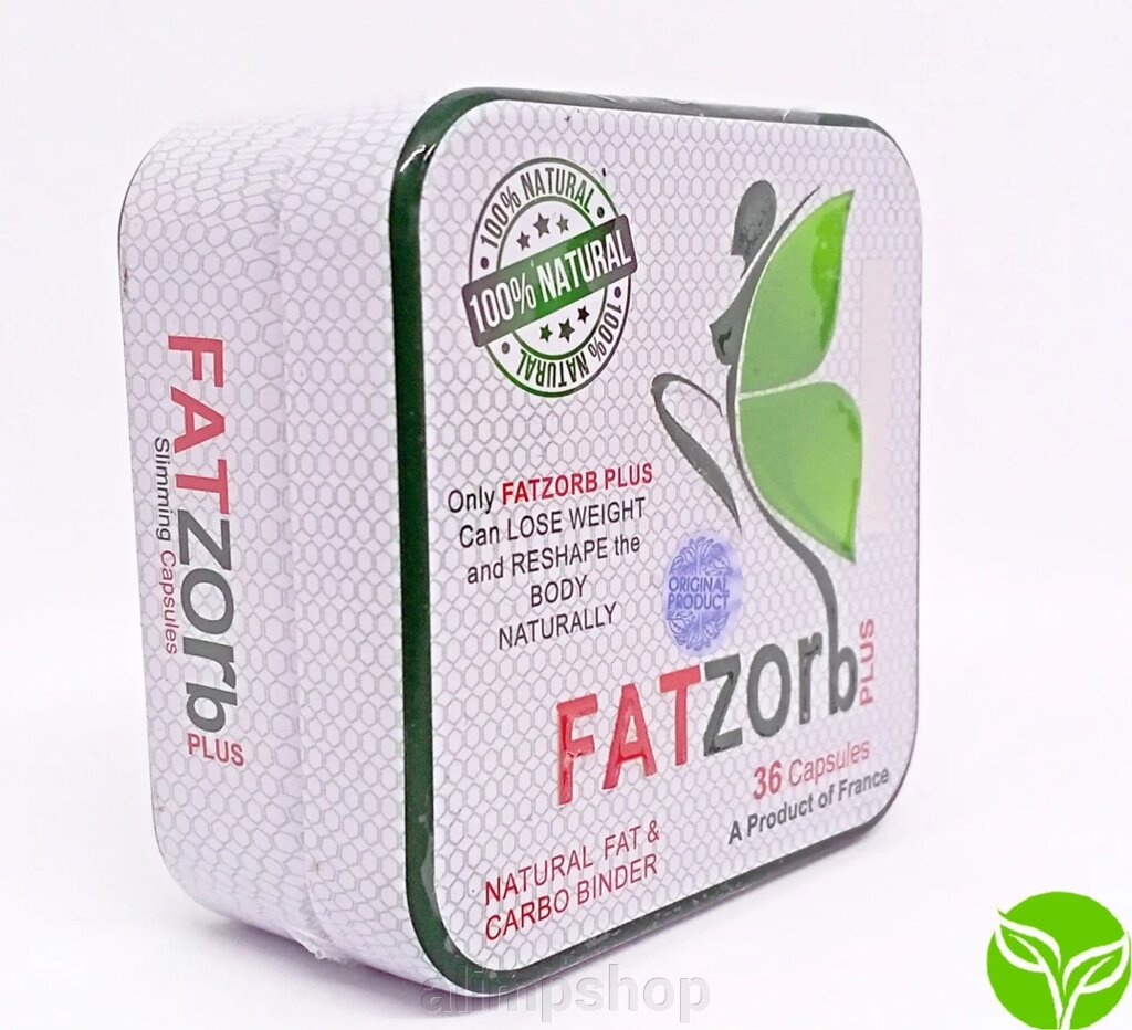 Fatzorb plus ( Фатзорб плюс ) для похудения, металлическая упаковка, 36 капсул от компании alimpshop - фото 1