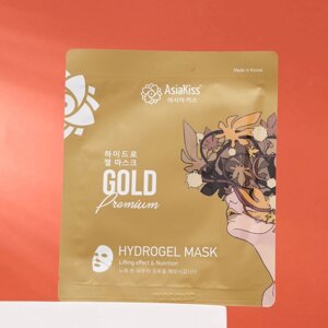 Гидрогелевая маска для лица AsiaKiss с экстрактом золота, 25 г