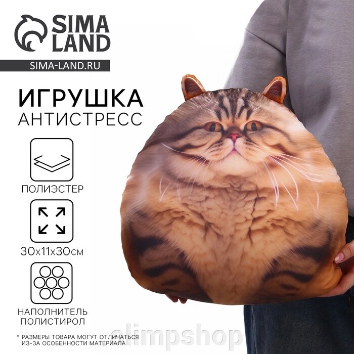 Игрушка антистресс "Кот" от компании alimpshop - фото 1