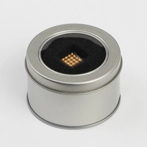 Игрушка антистресс неокуб «Нет ничего невозможного», 3 мм, золотой