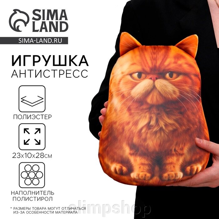 Игрушка антистресс "Рыжий кот" от компании alimpshop - фото 1