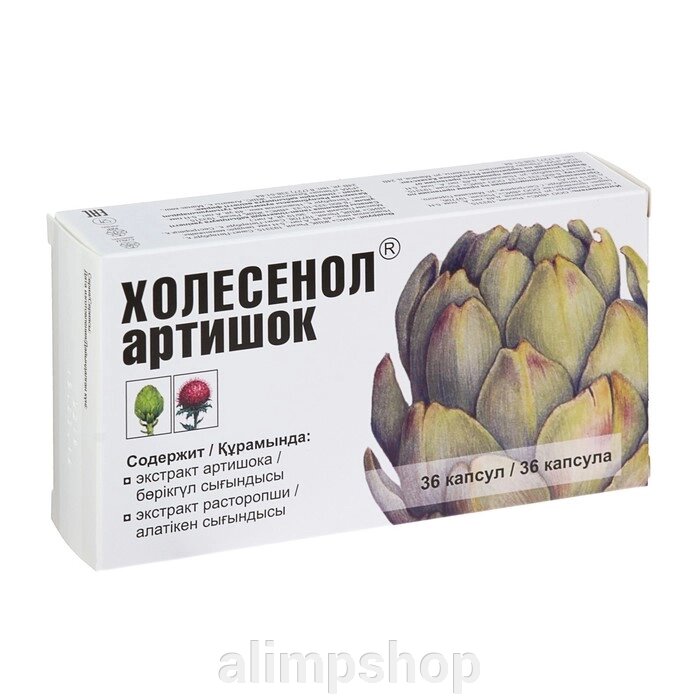 Капсулы Холесенол Артишок для печени, 36 капсул от компании alimpshop - фото 1