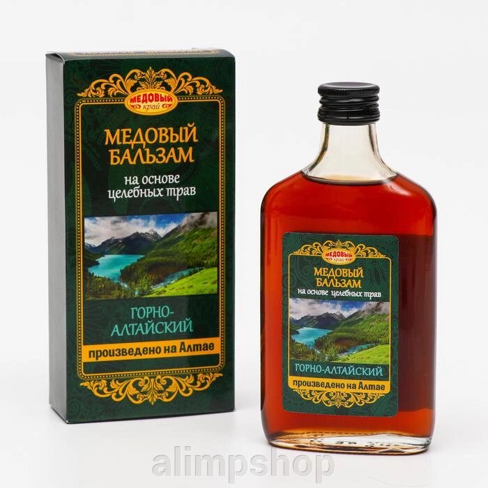 Медовый бальзам «Горно-Алтайский», на основе целебных трав, 250 мл от компании alimpshop - фото 1