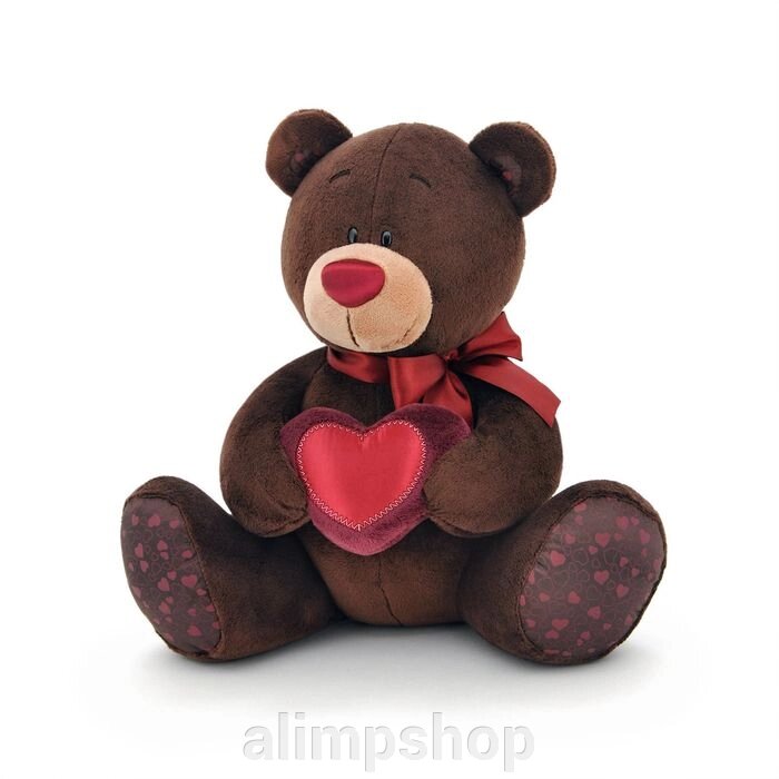 Мягкая игрушка «Медведь Choco», с сердцем, 15 см от компании alimpshop - фото 1