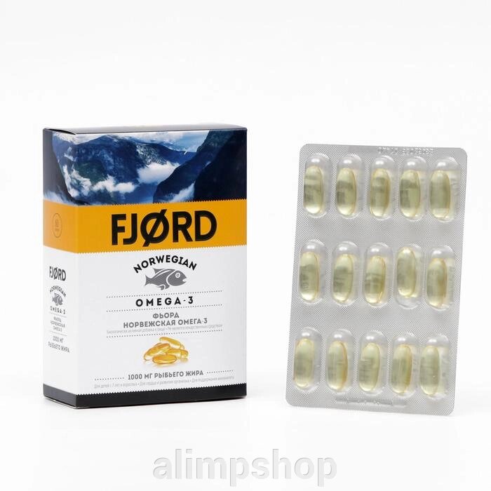 Норвежская Омега-3 FJORD 60 капсул, 87 г от компании alimpshop - фото 1