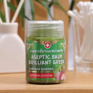 Бальзам-асептик «Тайская зелёнка» Binturong Aseptic Balm Brilliant Green, заживляющий, от ран и бактерий, 50 г в Алматы от компании alimpshop