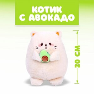 Мягкая игрушка «Котик с авокадо» в Алматы от компании alimpshop