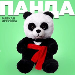 Мягкая игрушка «Панда» с красным поясом в Алматы от компании alimpshop