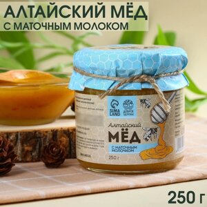 Мёд натуральный цветочный «Алтайский» с маточным молочком, 250 г. в Алматы от компании alimpshop