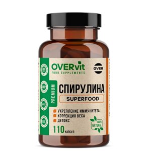 Спирулина OVERvit,110 капсул в Алматы от компании alimpshop