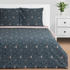 Постельное бельё Этель 2 сп "Triangular illusion" 175х215, 200х220, 70х70-2 шт, бязь, 125 г/м2