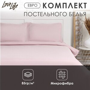 Постельное бельё LoveLife 2 сп "Almond flower" 180х215 см, 200х225 см, 50х703 см-2 шт, микрофибра 85 гр