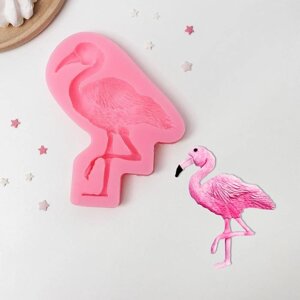 Силиконовый молд «Фламинго», 14121,5 см, цвет МИКС