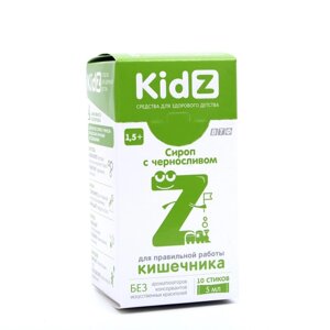 Сироп Kidz с черносливом, 10 стиков