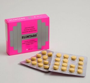 Slimtabs: блокатор аппетита, сжигатель жира, ускорение метаболизма, синефрин и альфа-липоевая кислота, 30 таблеток