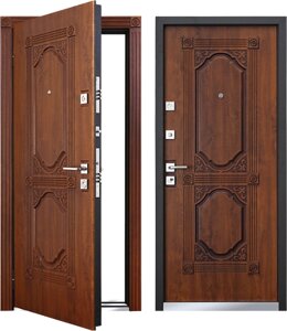 Дверь входная металлическая MASTINO LACIO 2050/860-960/80 L/R ХДФ 16 мм с ПВХ покрытием