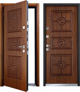 Дверь входная металлическая MASTINO TRENTO 2050/860-960/80 L/R ХДФ 16 мм с ПВХ покрытием