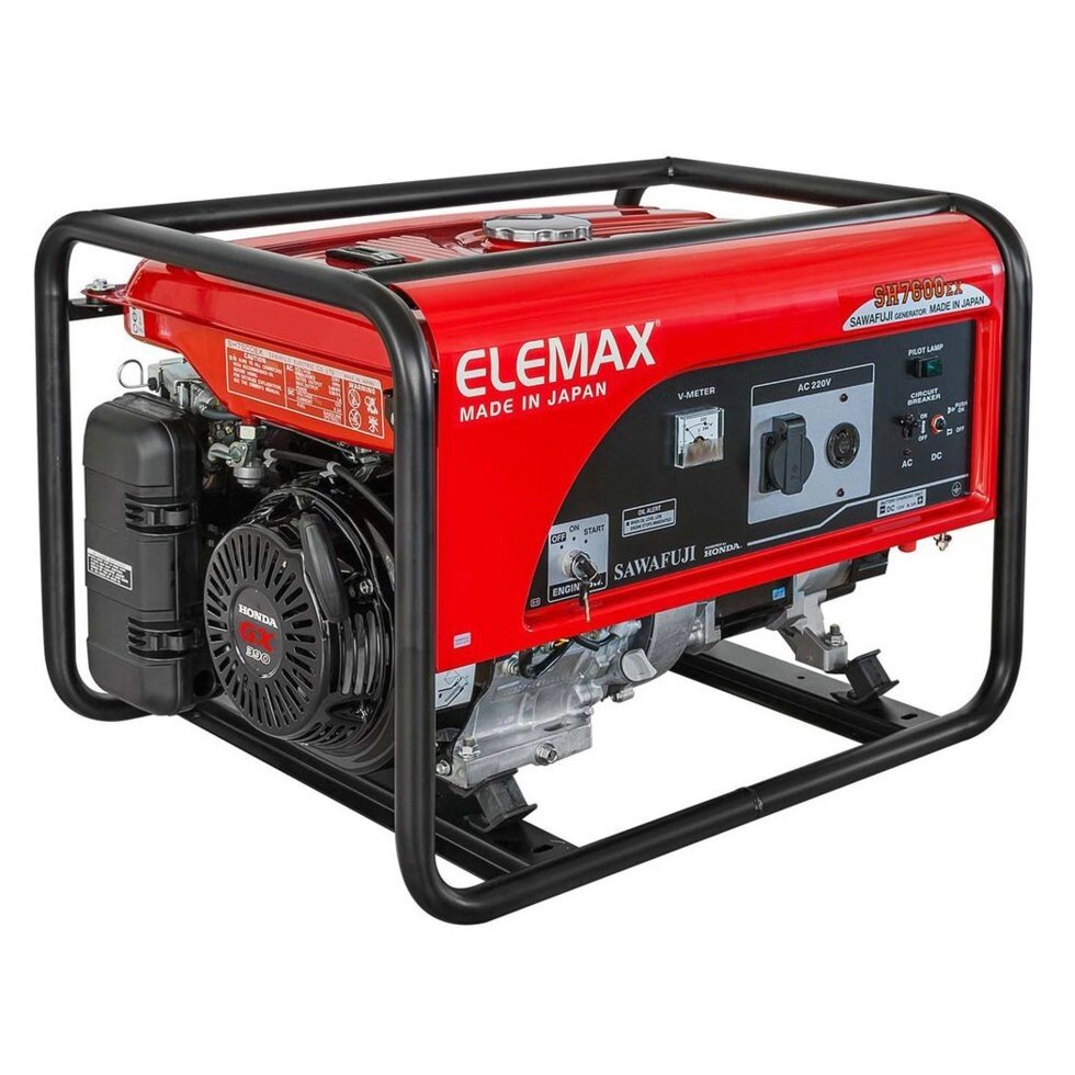 Генератор бензиновый ELEMAX Honda SH 7600 EX-R (6.5 КВА) от компании ProfElectro - фото 1