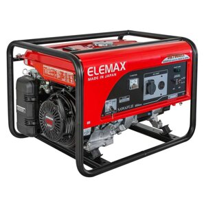 Генератор бензиновый elemax honda SH 7600 EX-R (6.5 ква)