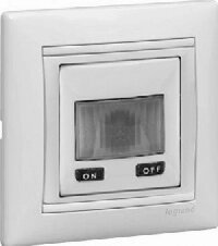 Legrand Valena Белый Датчик движения Стандарт 40-320 Вт для л/н 2-х проводная схема подключения (774228)