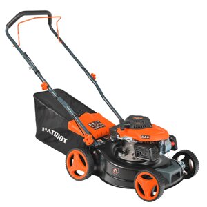 Газонокосилка бензиновая PATRIOT PT 400, 130сс, 3,5л. с., 41см, 45л. трав., метал. дека