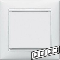 Legrand Valena Белый Рамка 4-ая гориз (774454)