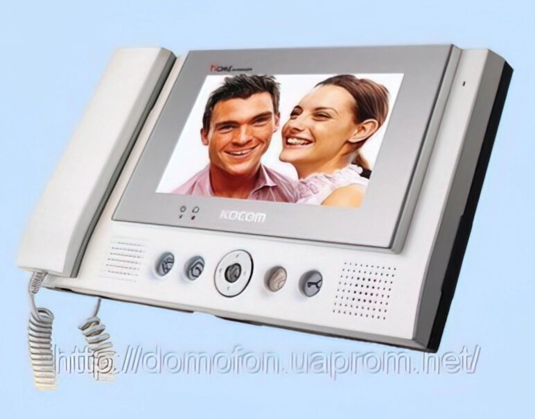 Видео домофон с памятью Kocom KCV-801R +КСМС-20 от компании ProfElectro - фото 1