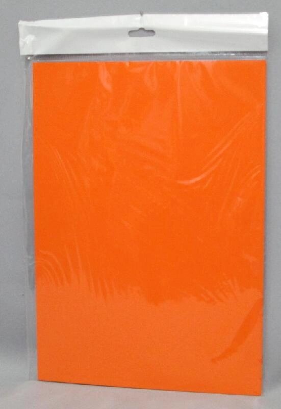 Бумага офисная цветная А4 оранжевый 100 листов 80 грамм от компании Асмарт канцелярские и хозяйственные товары - фото 1