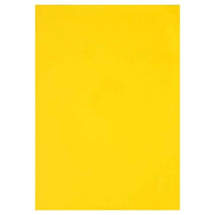 Бумага офисная цветная А4 желтая 100 листов 80 грамм от компании Канцелярские, хозяйственные товары, рубашки, халаты, текстиль - фото 1