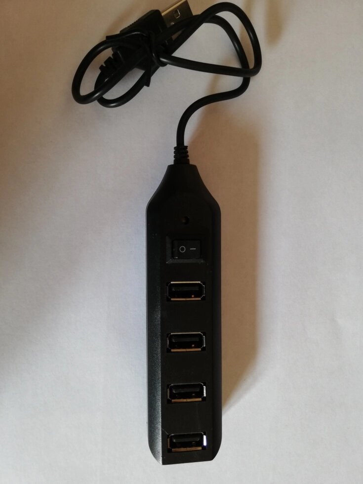 Хаб USB HUB 4-port USB 2.0 от компании Асмарт канцелярские и хозяйственные товары - фото 1