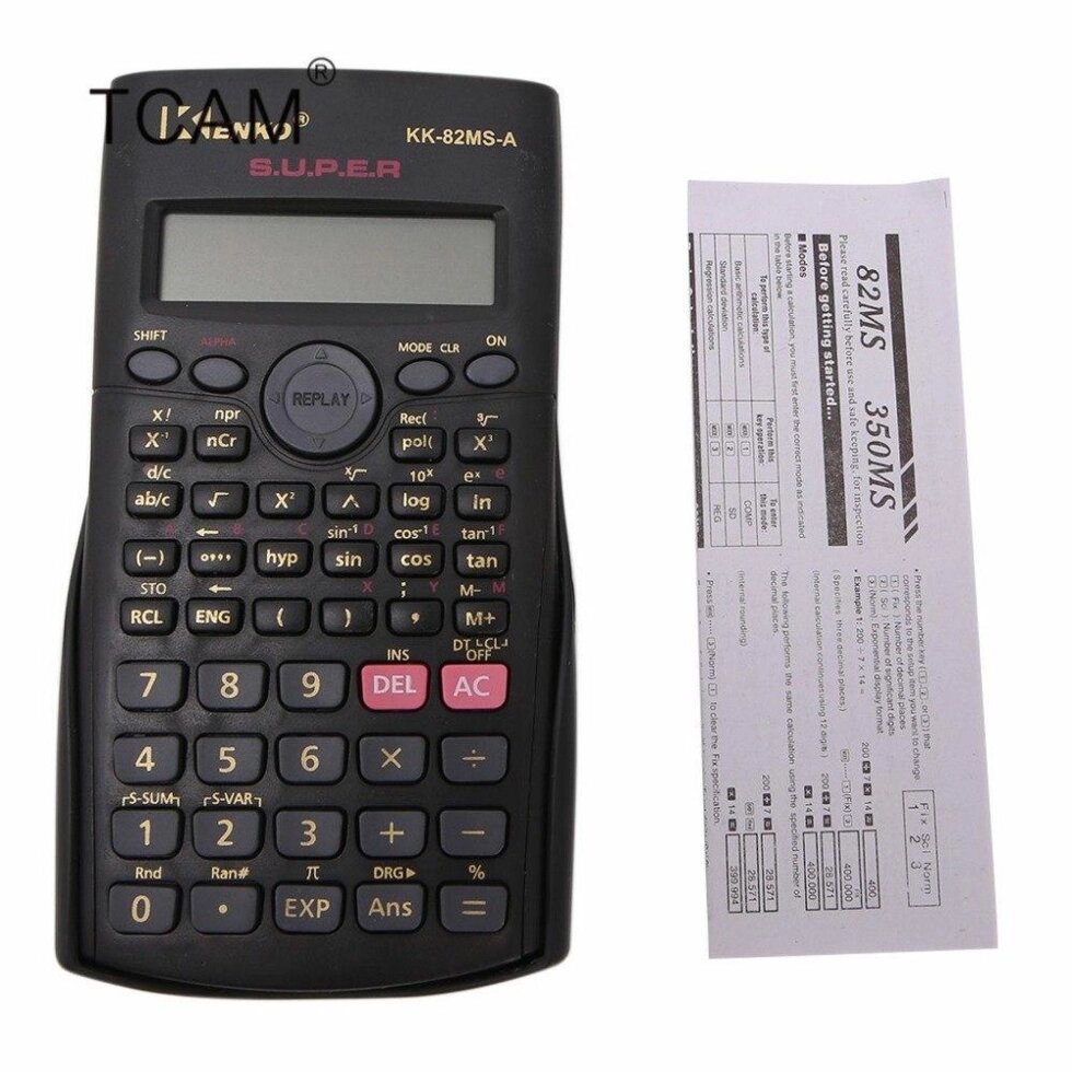 Калькулятор научный 12 разрядный KENKO KK-350MS от компании Канцелярские, хозяйственные товары, рубашки, халаты, текстиль - фото 1