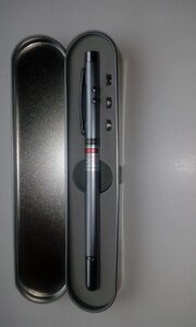 Лазерная указка-ручка в футляре