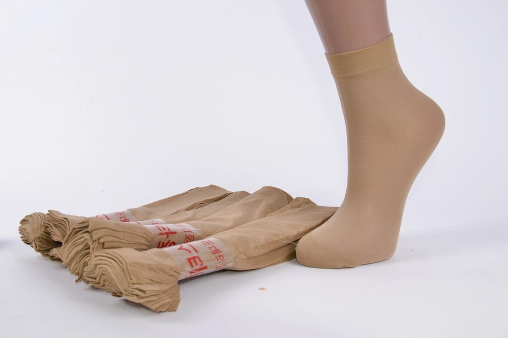 Носки капроновые цвет телесный от компании Асмарт канцелярские и хозяйственные товары - фото 1