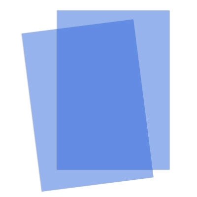 Обложка для переплёта Binding Cover, 210*297, А4 формата, 200 мкр., пластиковая, синяя от компании Асмарт канцелярские и хозяйственные товары - фото 1
