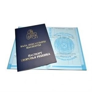 Паспорт здоровья Ребенка на двух языках от компании Канцелярские, хозяйственные товары, рубашки, халаты, текстиль - фото 1
