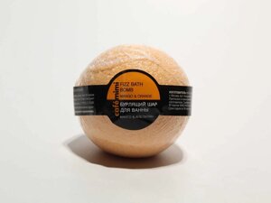 Бурлящий шар для ванны 120 грамм МангоАпельсин