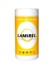 Чистящие влажные салфетки Lamirel для любых поверхностей техники 100 штук в тубе