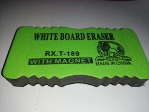 Губка стерка для доски магнитная Большая WHITE BOARD ERASER в Алматы от компании Канцелярские, хозяйственные товары, рубашки, халаты, текстиль