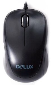 Мышь проводная Delux, DLM-131 OUB, Оптическая 1000dpi , USB