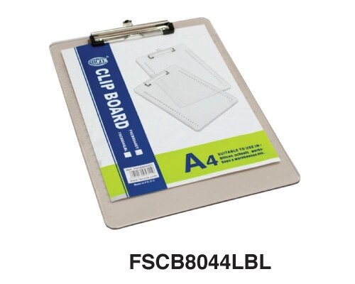 Планшет А4 формата  "Dingli Clip board", с верхним прижимом, ассорти от компании Канцелярские, хозяйственные товары, рубашки, халаты, текстиль - фото 1