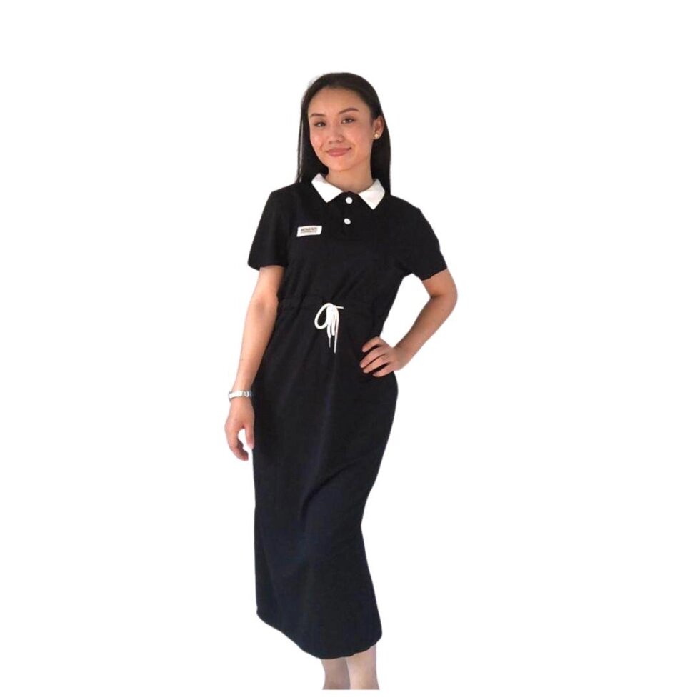 Платье Ellei черный 42р от компании Канцелярские, хозяйственные товары, рубашки, халаты, текстиль - фото 1