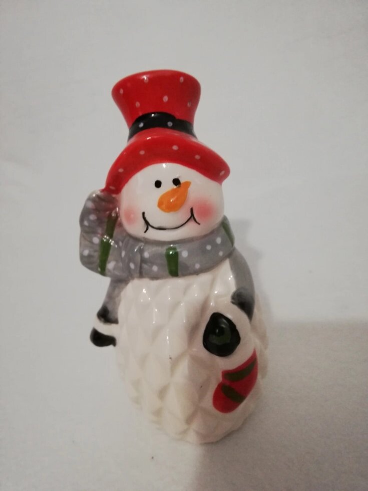 Снеговик новогодний от компании Канцелярские, хозяйственные товары, рубашки, халаты, текстиль - фото 1