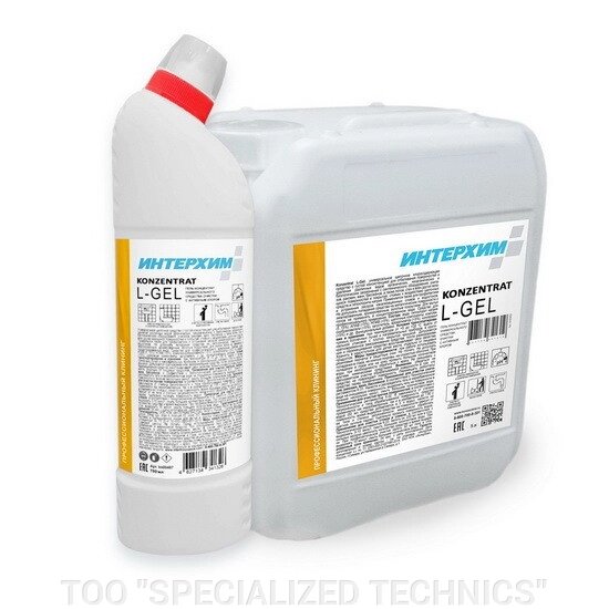 ИНТЕРХИМ Концентрат L-GEL с хлором 5л. от компании TOO "SPECIALIZED TECHNICS" - фото 1