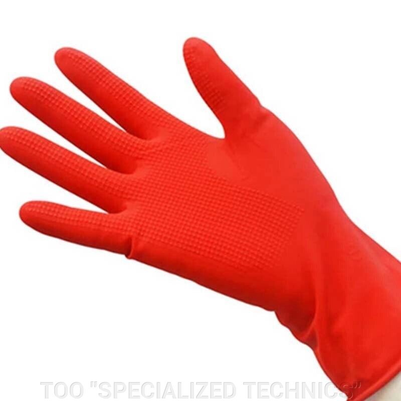 Перчатки латексные (красные) -  L, XL от компании TOO "SPECIALIZED TECHNICS" - фото 1