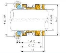 Торцевое уплотнение для насосов типа BS2100/22